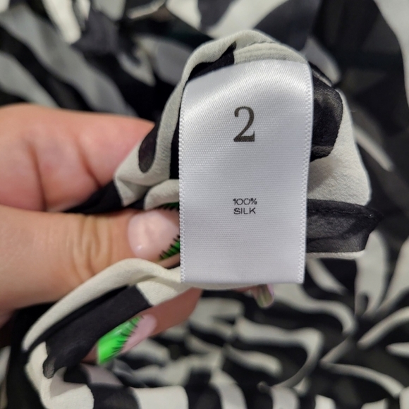 NWOT Pari Passu Silk Button Up Blouse - Picture 5 of 7